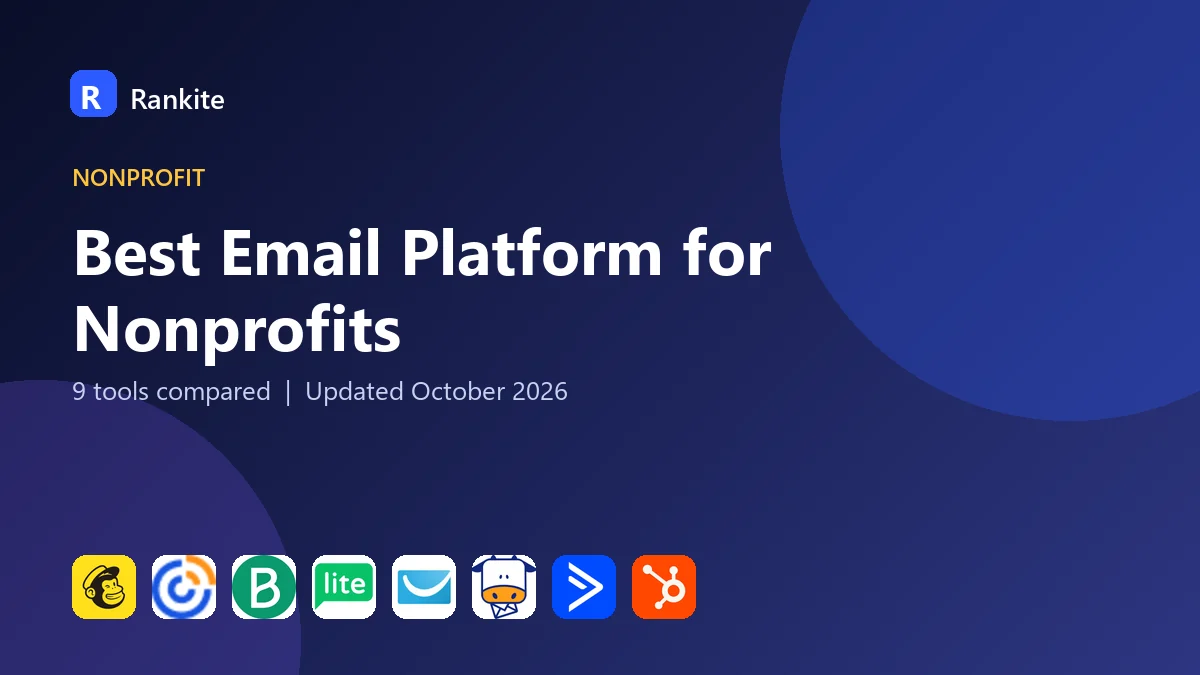 Best Email Platform for Nonprofits in 2026: 9 Tools Compared