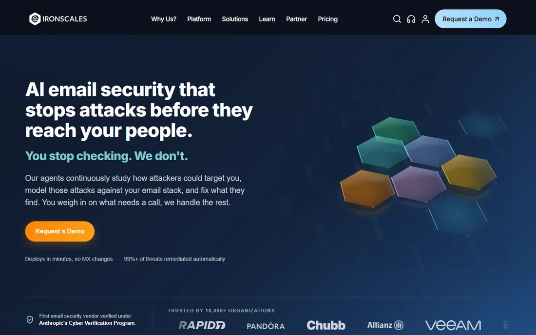 IRONSCALES homepage