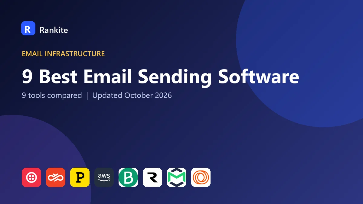 9 Best Email Sending Software in 2026