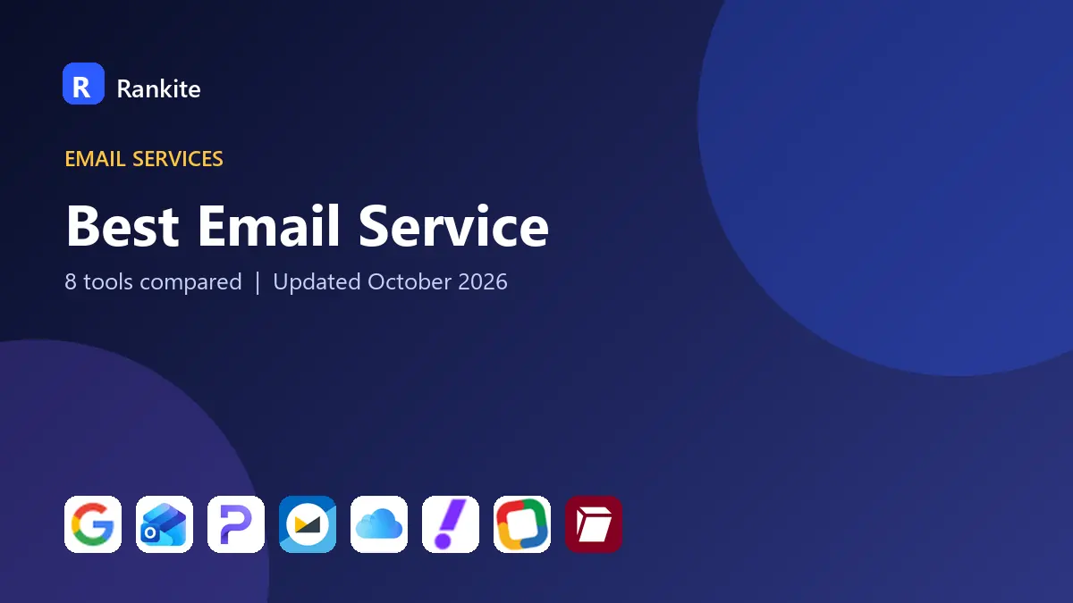 Best Email Service in 2026: 8 Services Compared