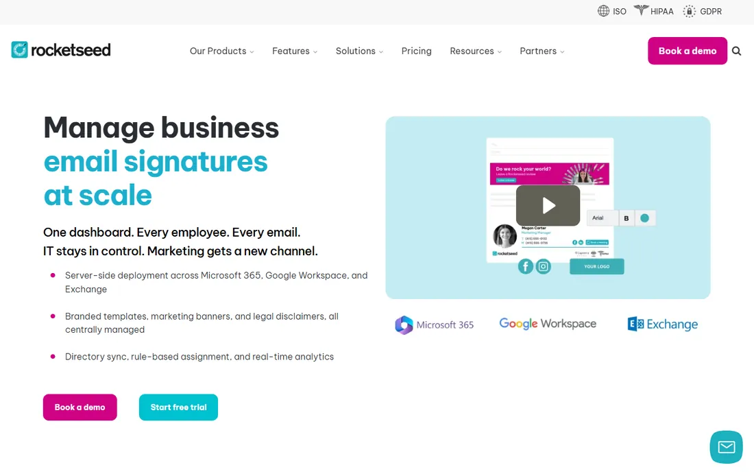 Rocketseed homepage