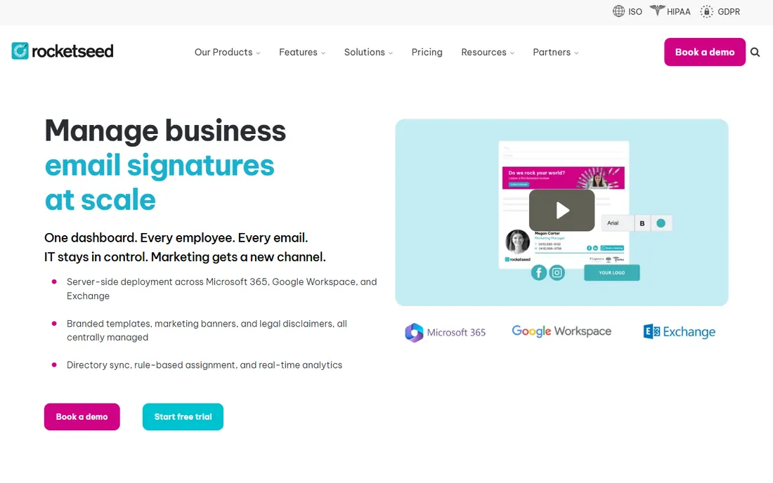 Rocketseed homepage
