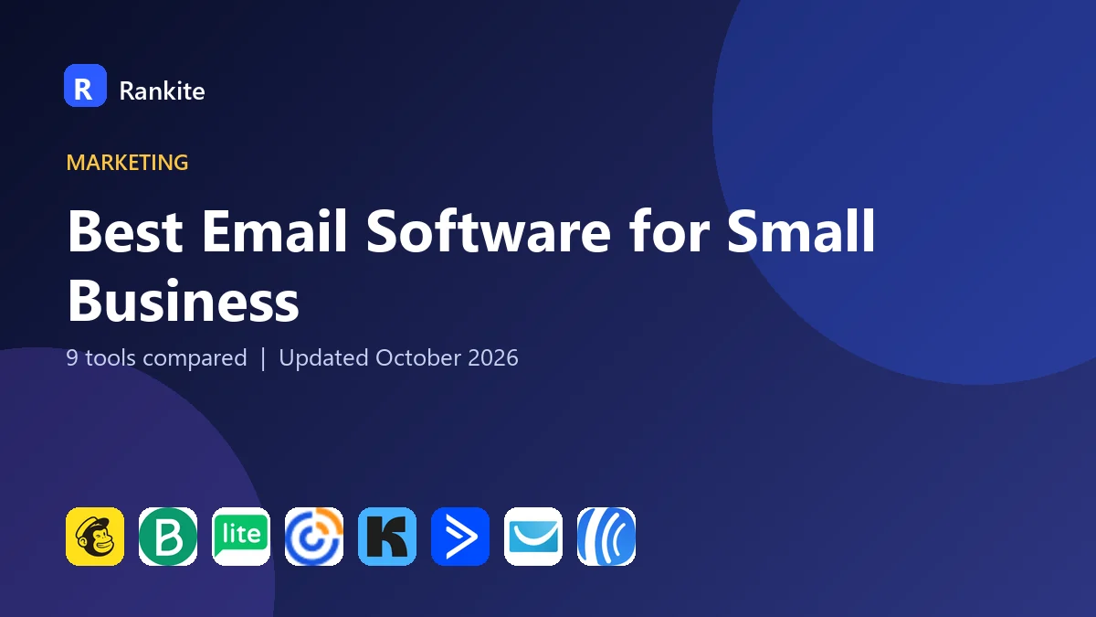 Best Email Software for Small Business in 2026: 9 Tools Compared