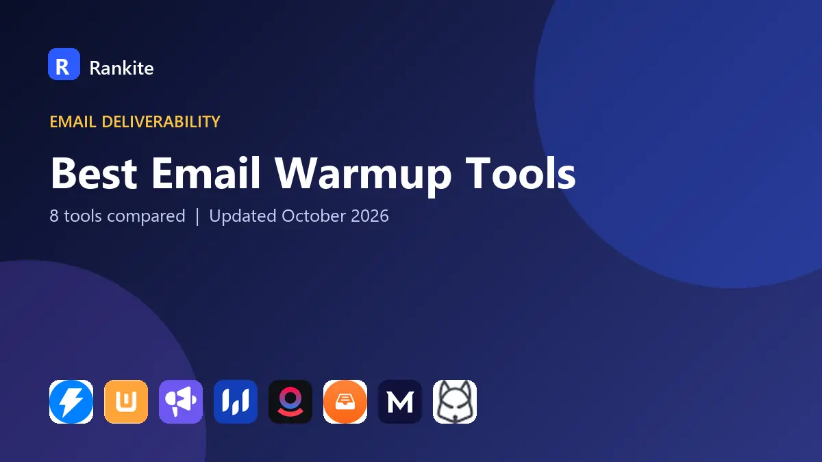 Best Email Warmup Tools in 2026: 8 Tools Compared