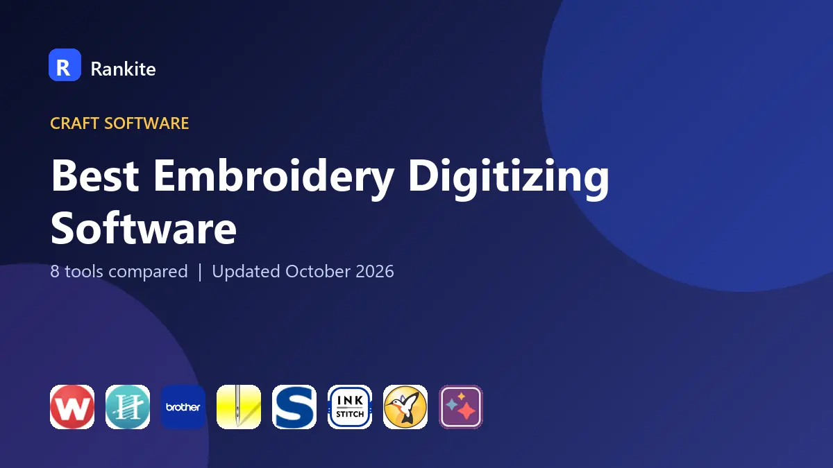 Best Embroidery Digitizing Software in 2026: 8 Tools Compared