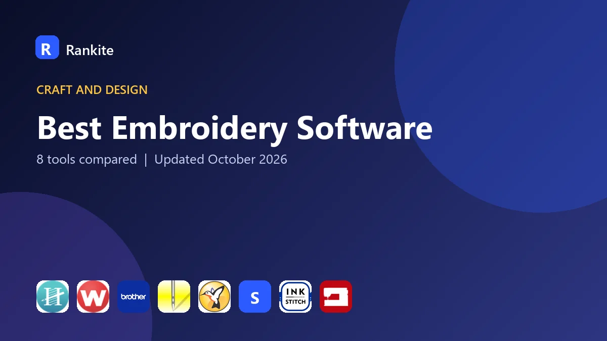 Best Embroidery Software in 2026: 8 Tools Compared