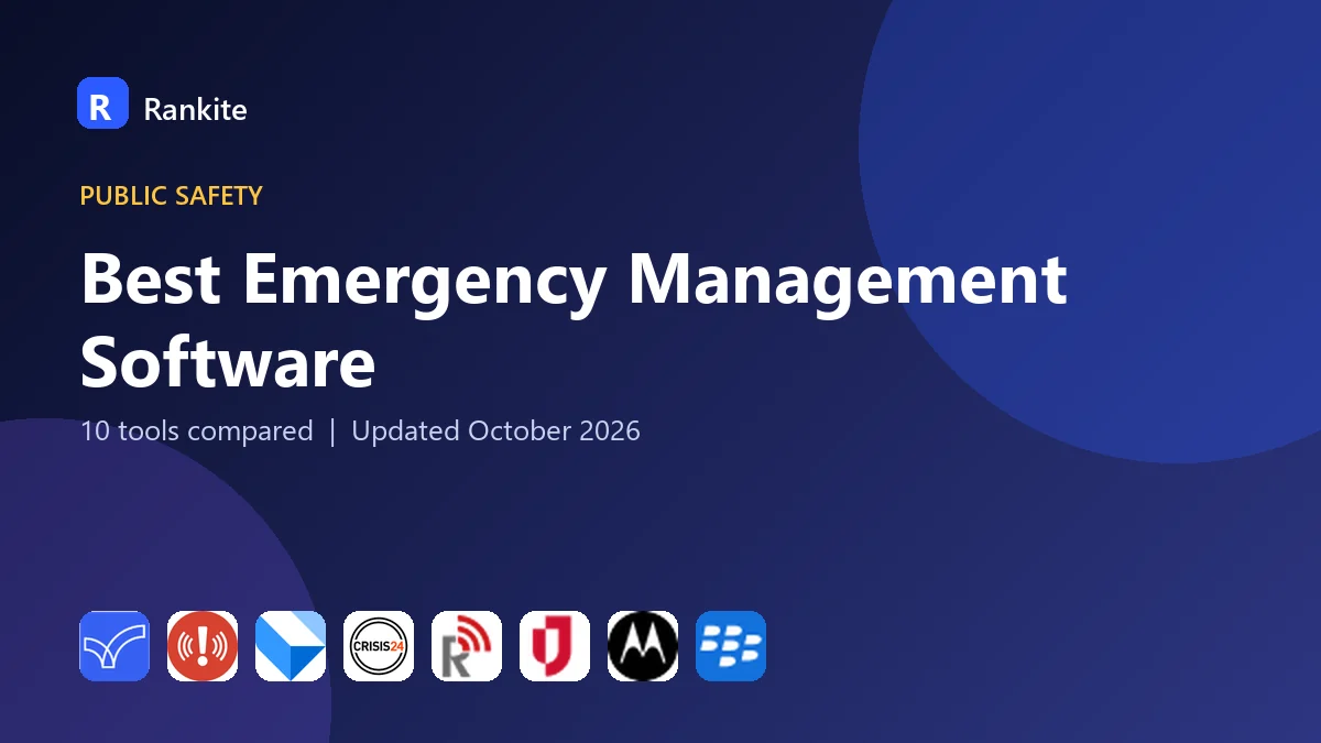 Best Emergency Management Software in 2026: 10 Tools Compared