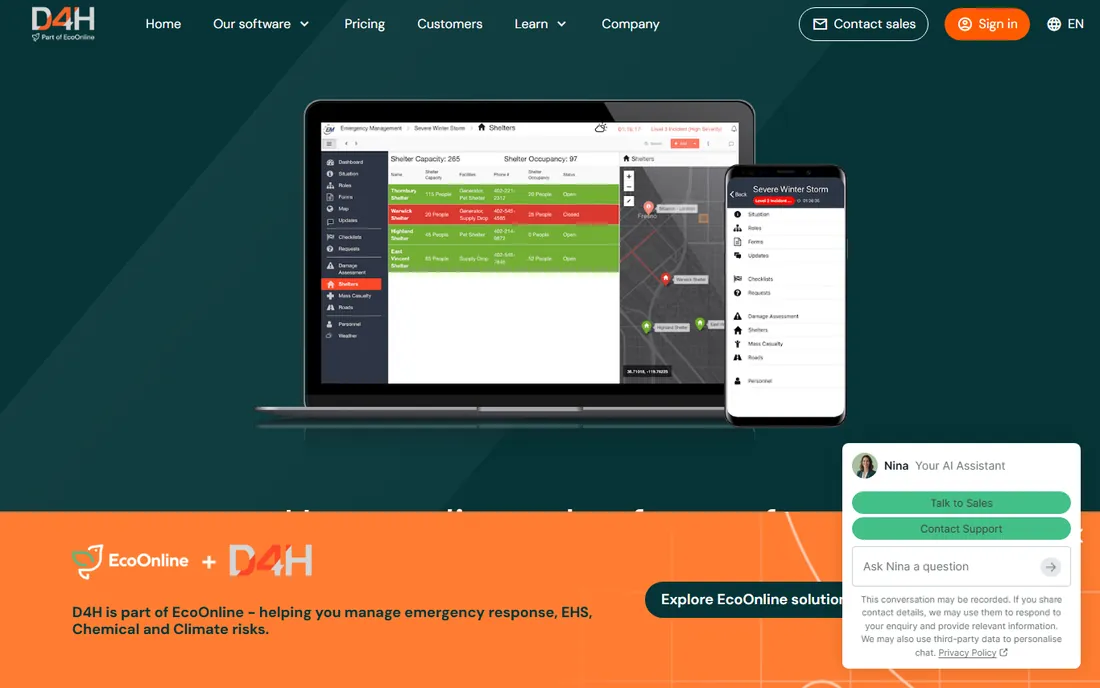 D4H homepage