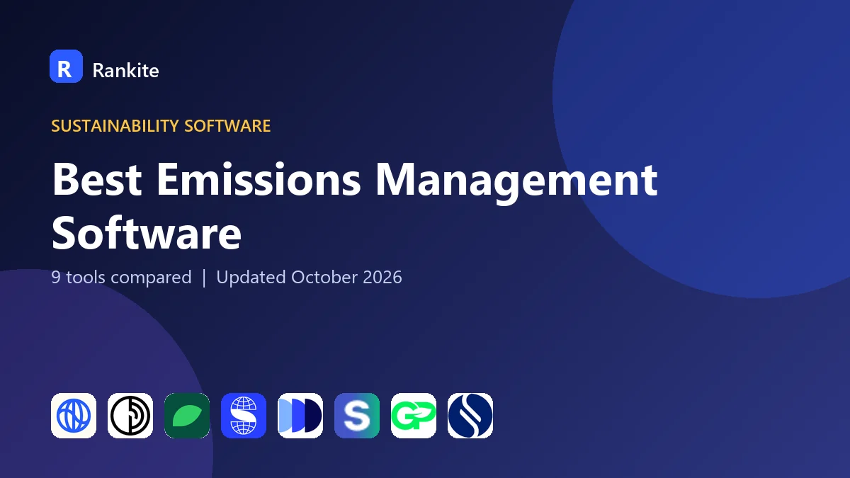 Best Emissions Management Software in 2026: 9 Tools Compared