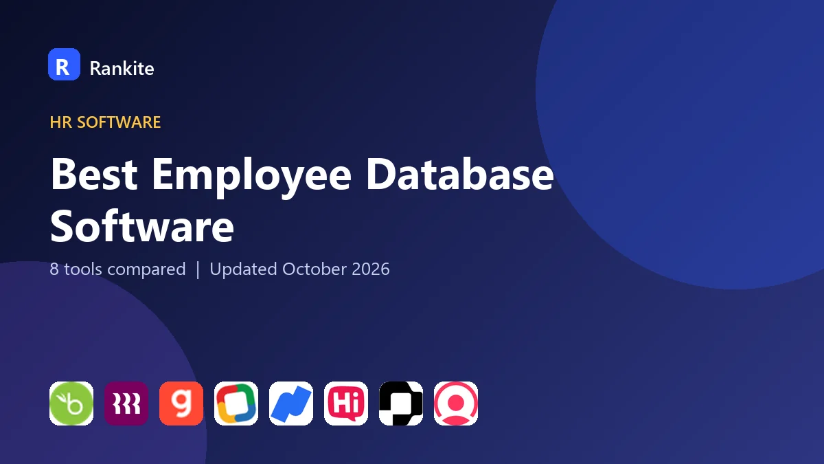 Best Employee Database Software: 8 Tools Compared
