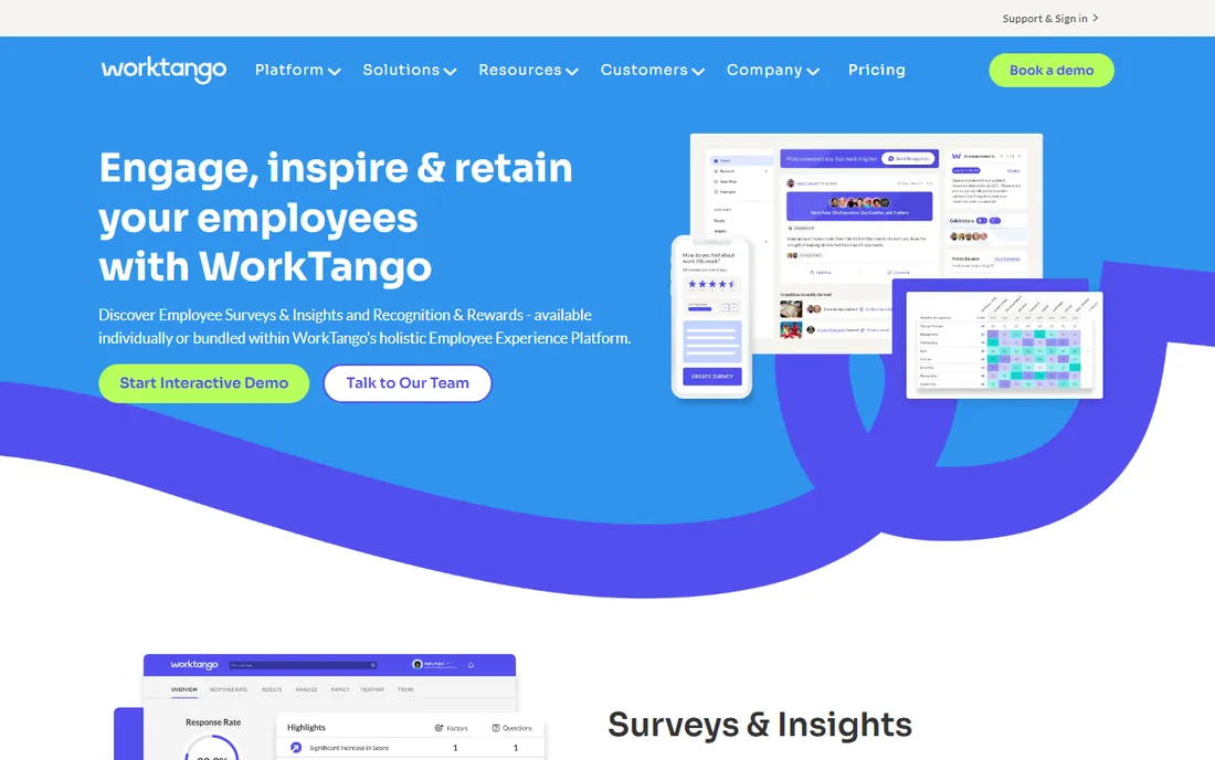 WorkTango homepage