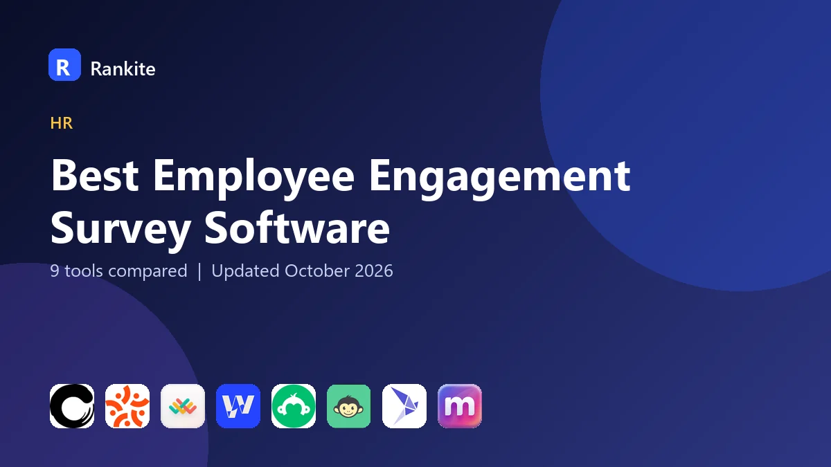 Best Employee Engagement Survey Software in 2026: 9 Tools Compared