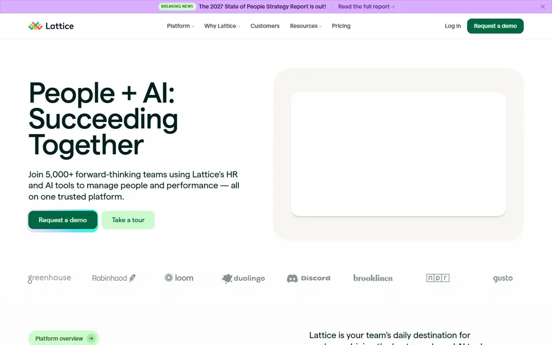 Lattice homepage