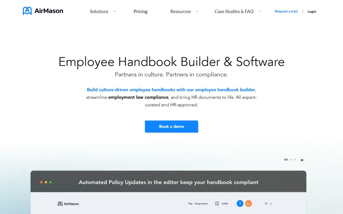 AirMason homepage