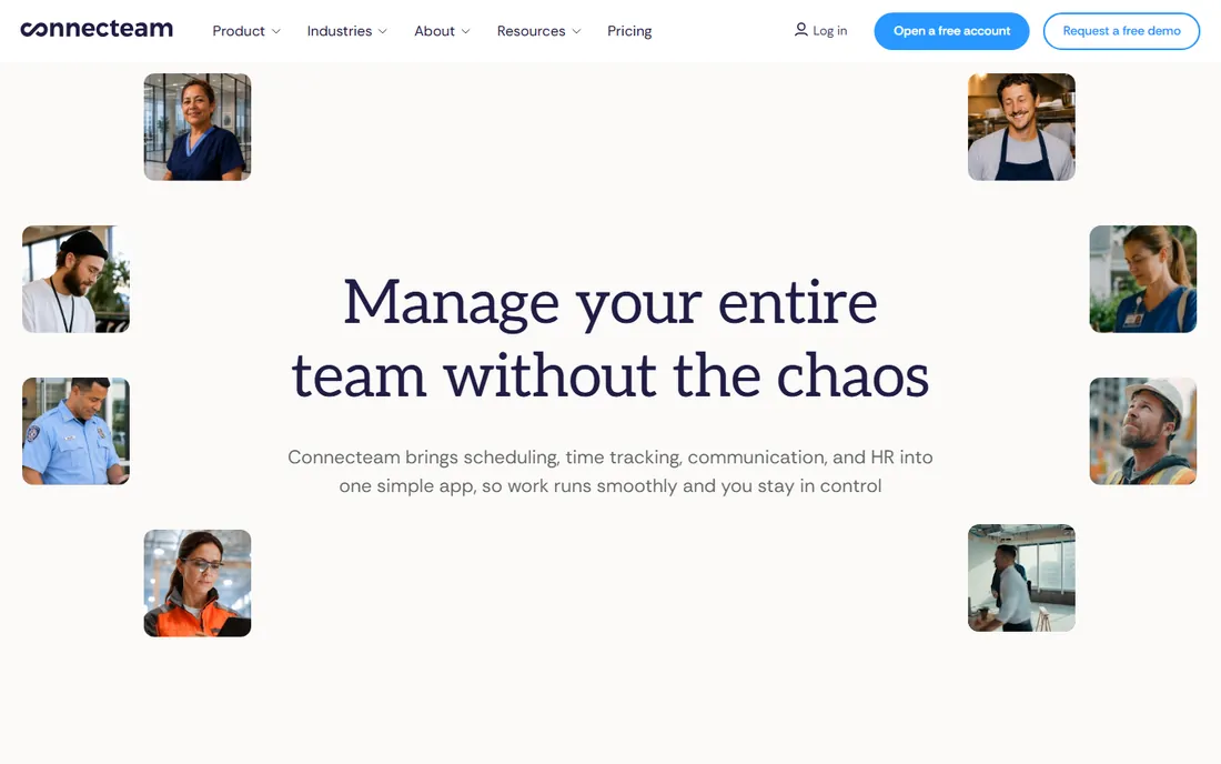 Connecteam homepage