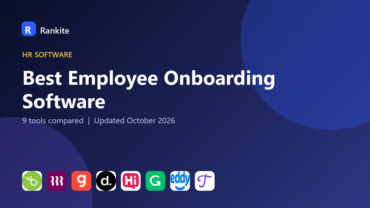 Best Employee Onboarding Software in 2026: 9 Tools Compared