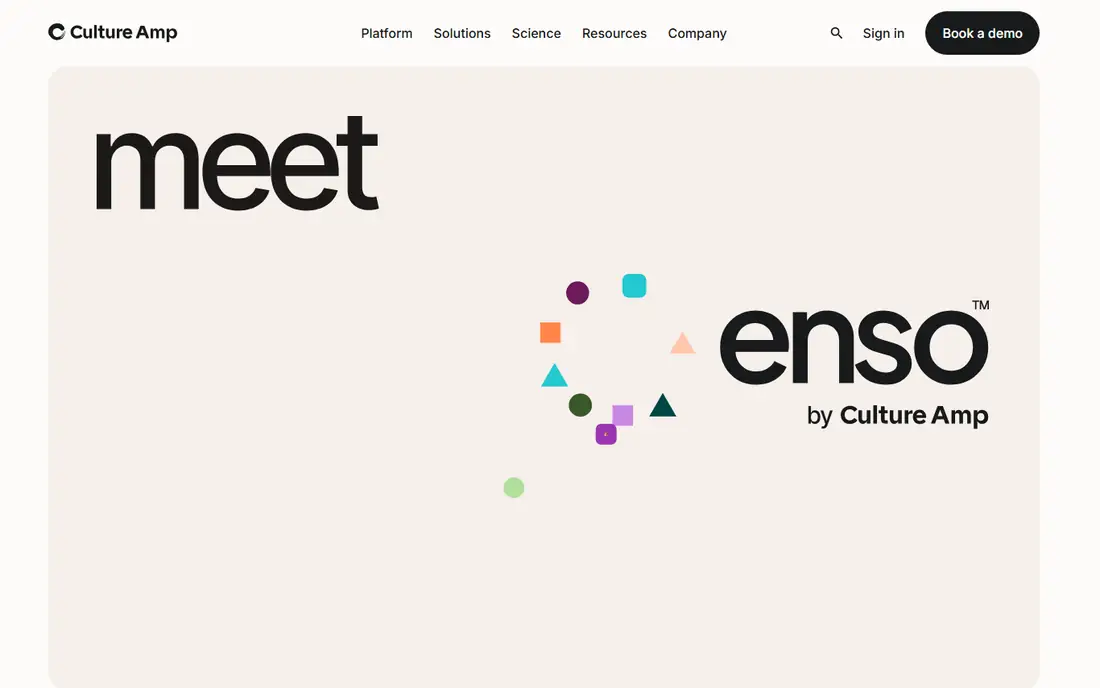 Culture Amp homepage
