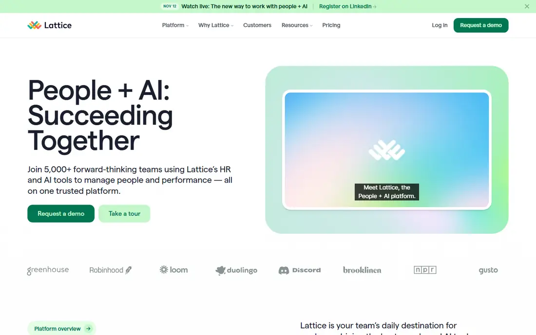 Lattice homepage