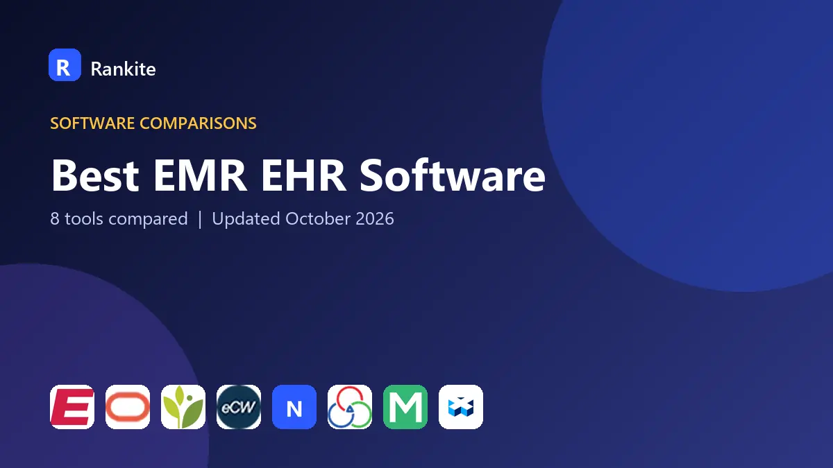 Best EMR EHR Software in 2026: 8 Systems Compared