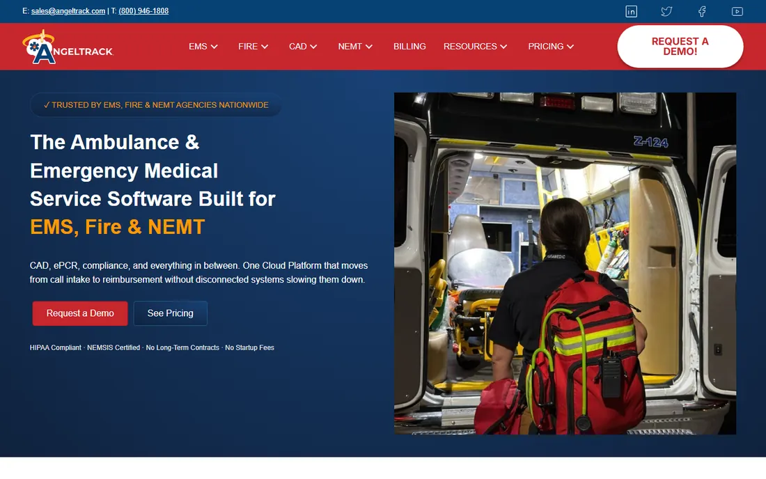 AngelTrack homepage
