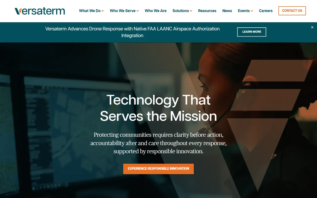 Versaterm homepage