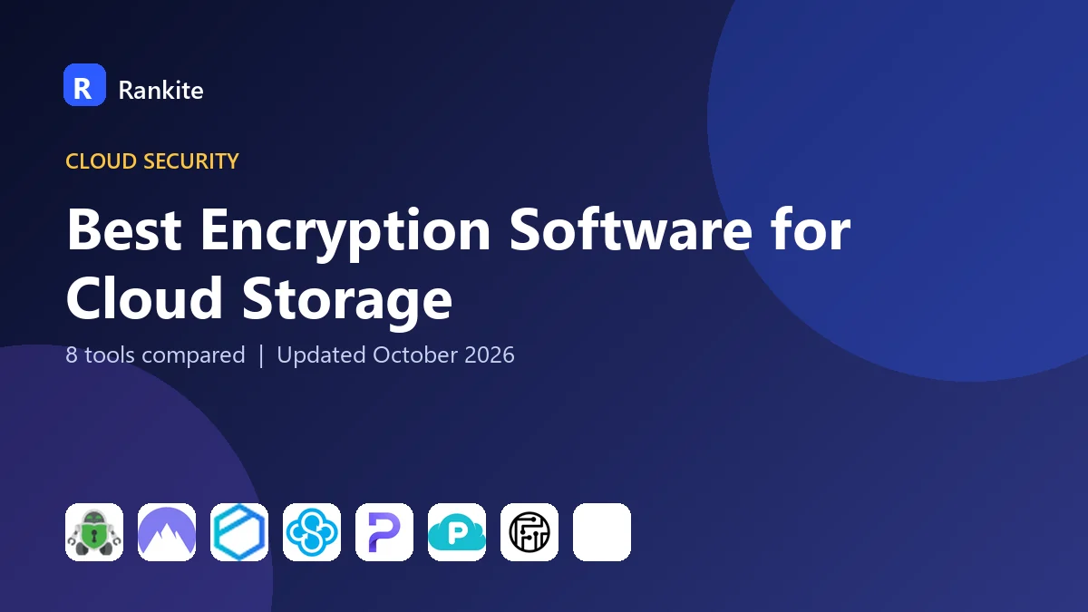 Best Encryption Software for Cloud Storage in 2026: 8 Tools Compared
