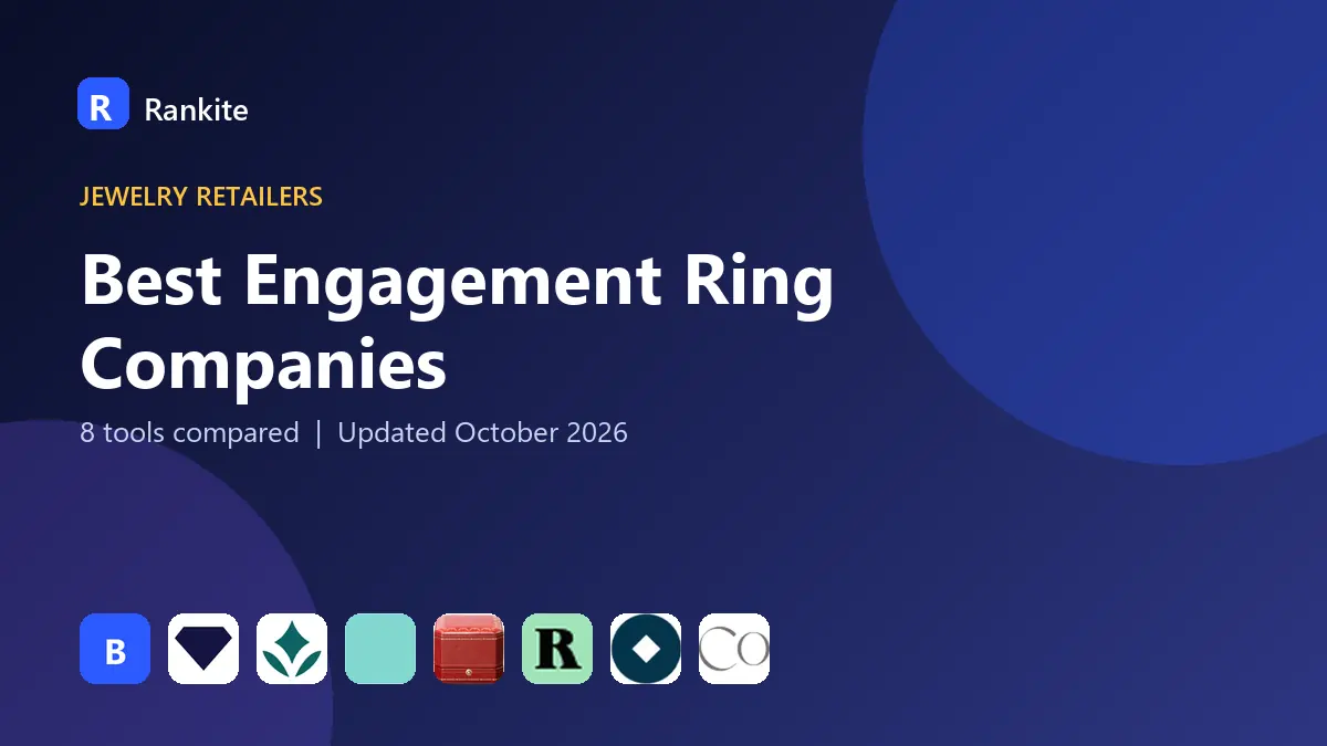 Best Engagement Ring Companies in 2026: 8 Tools Compared