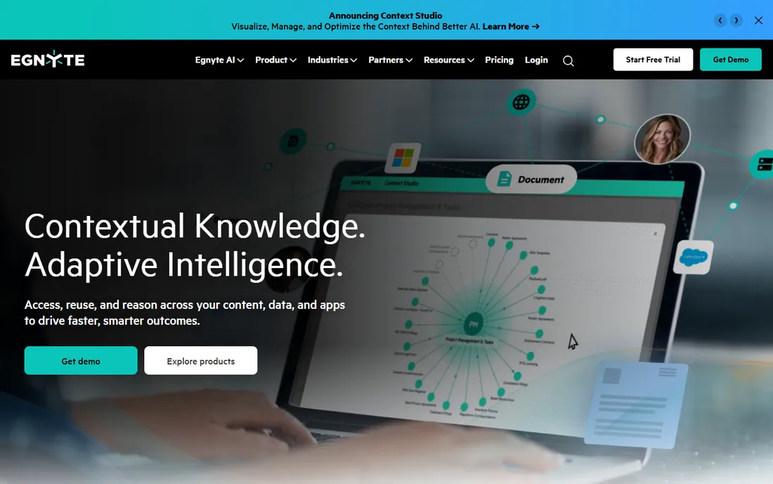 Egnyte homepage