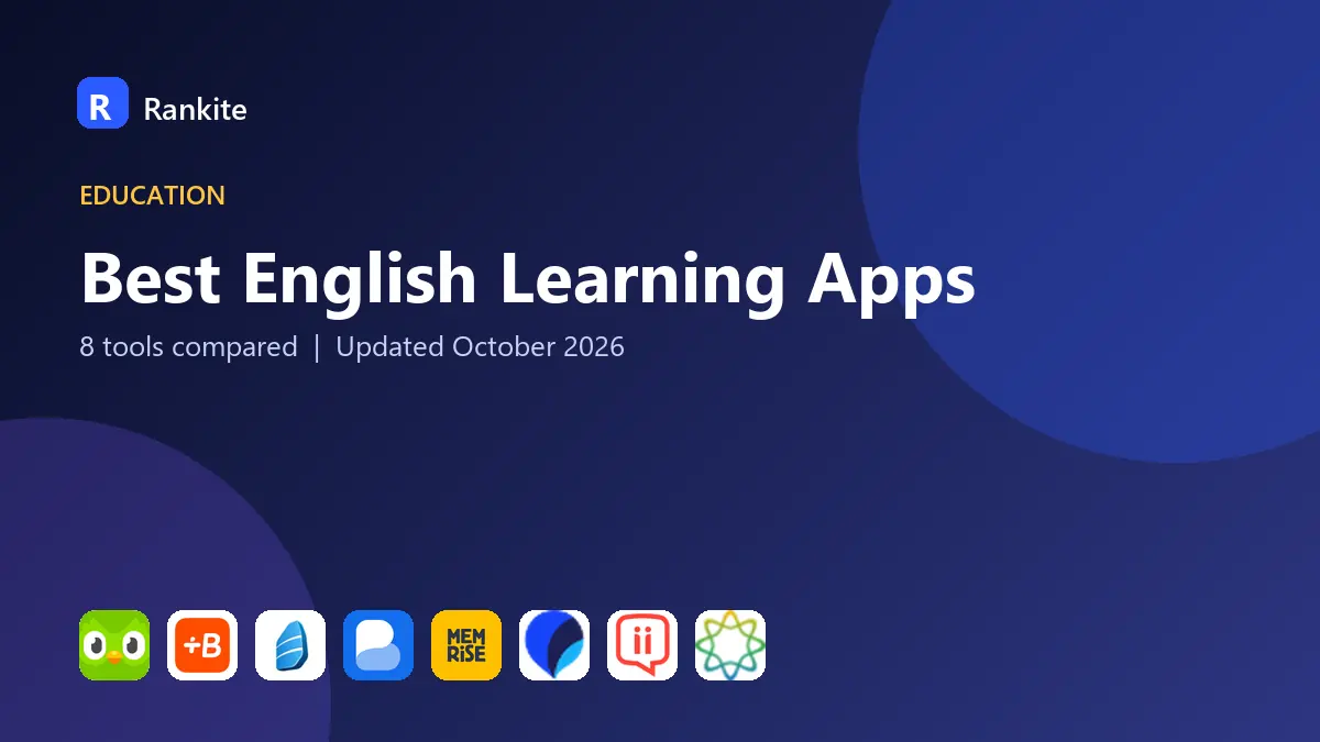 Best English Learning Apps in 2026: 8 Tools Compared