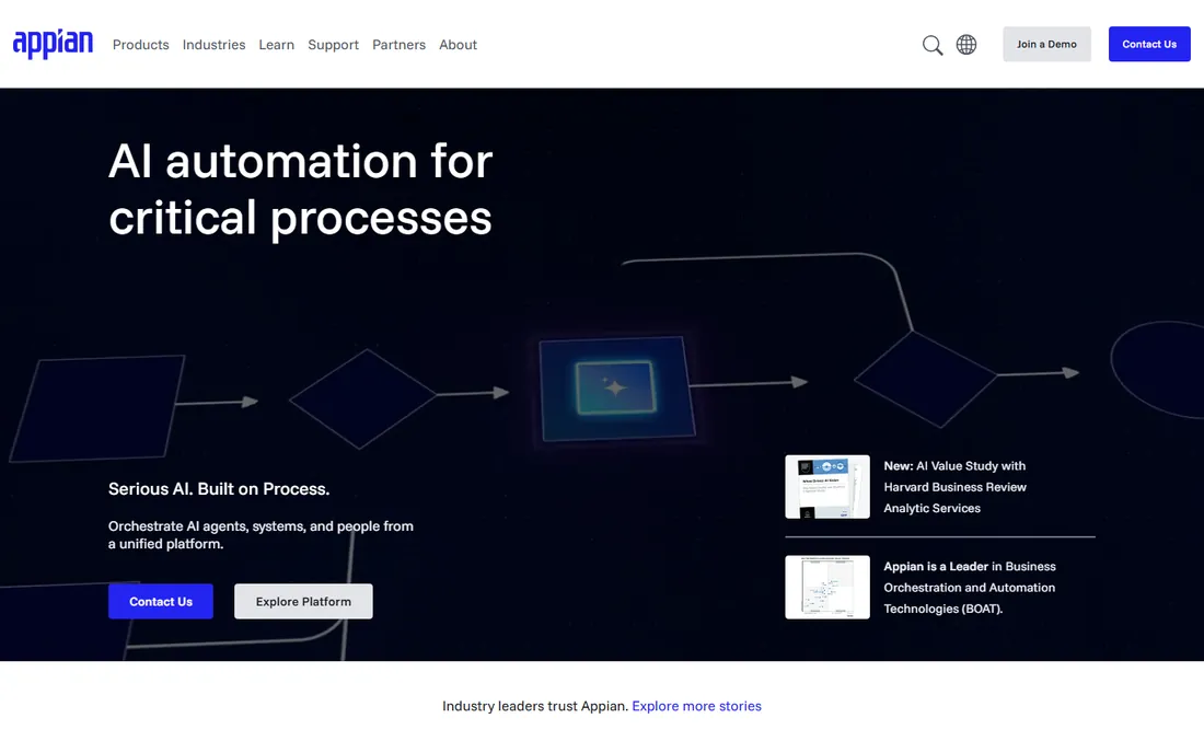 Appian homepage