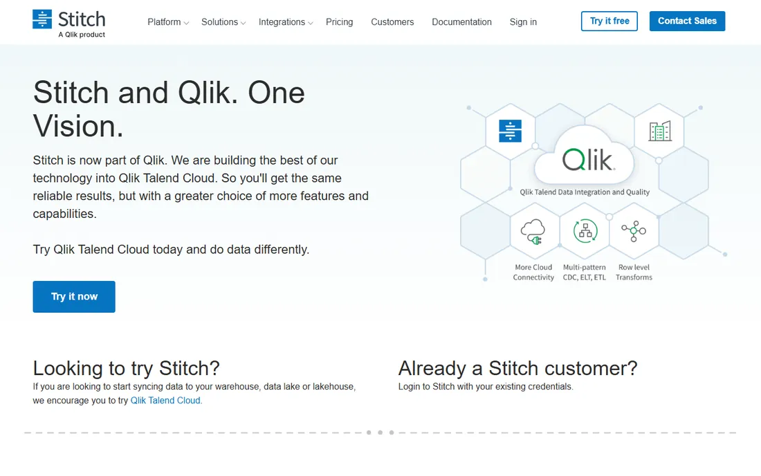 Stitch homepage