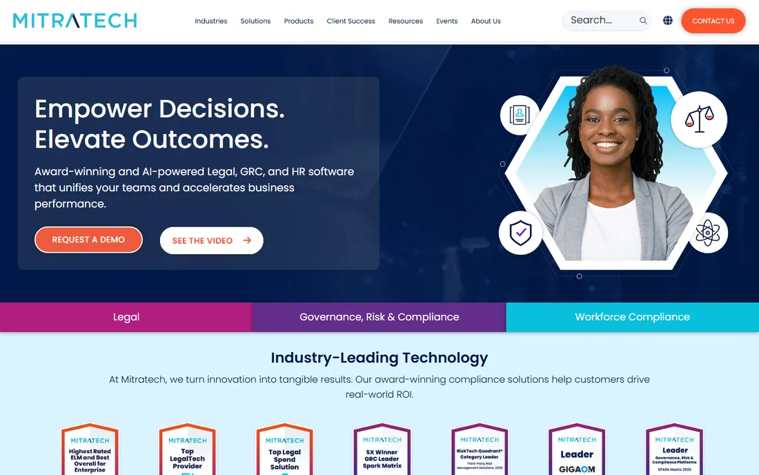 Mitratech homepage