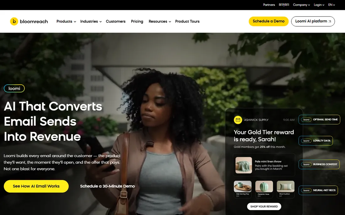 Bloomreach homepage