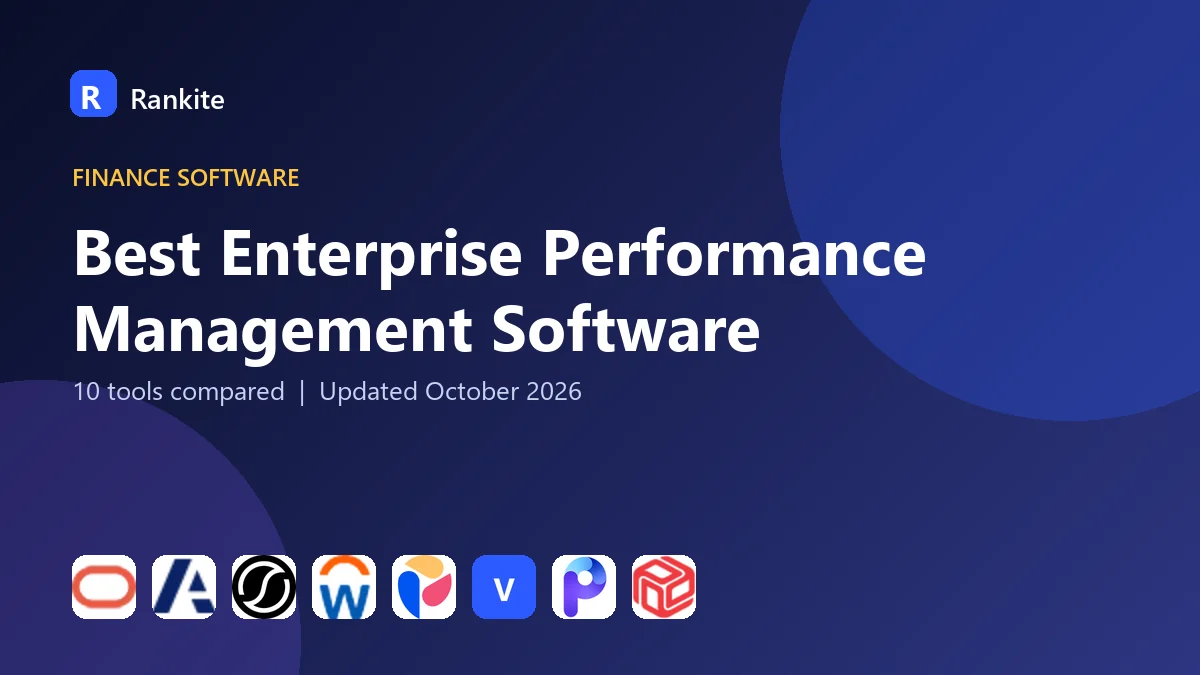 Best Enterprise Performance Management Software in 2026: 10 Tools Compared