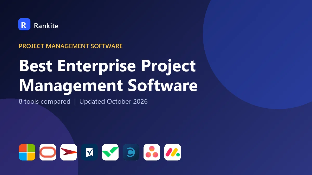 Best Enterprise Project Management Software: 8 Tools Compared