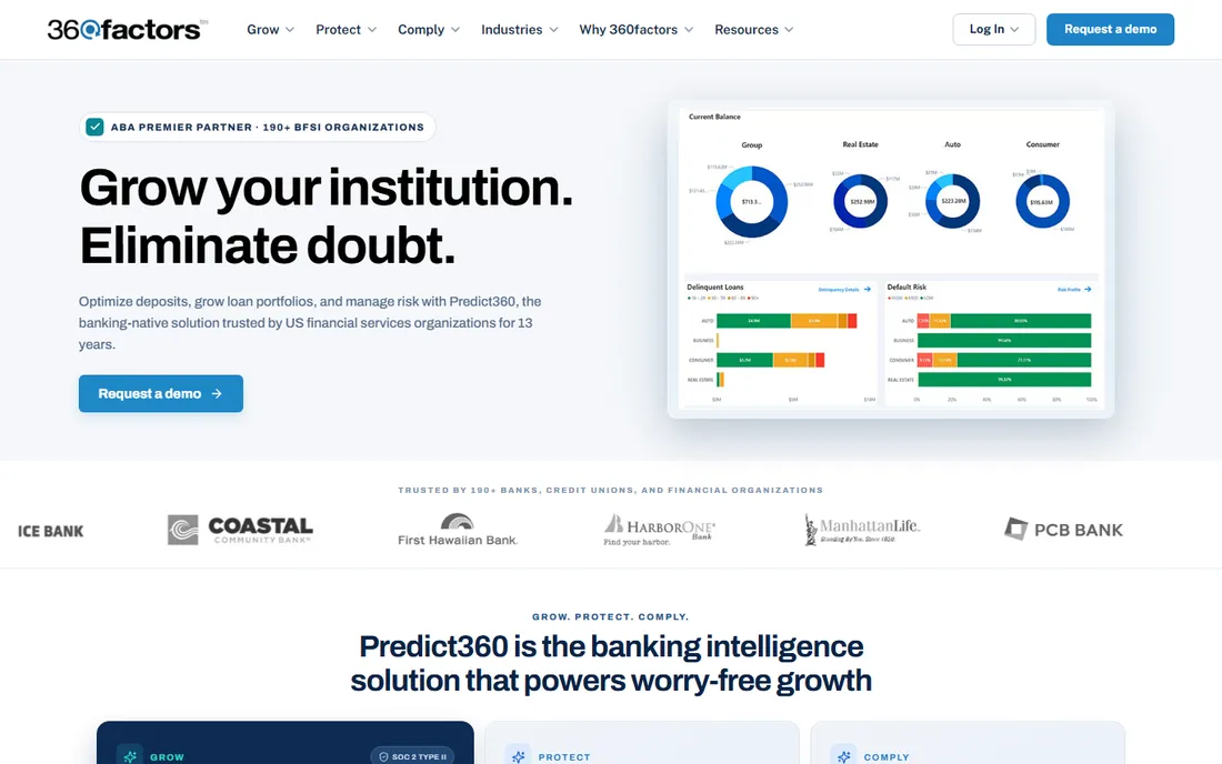Predict360 homepage