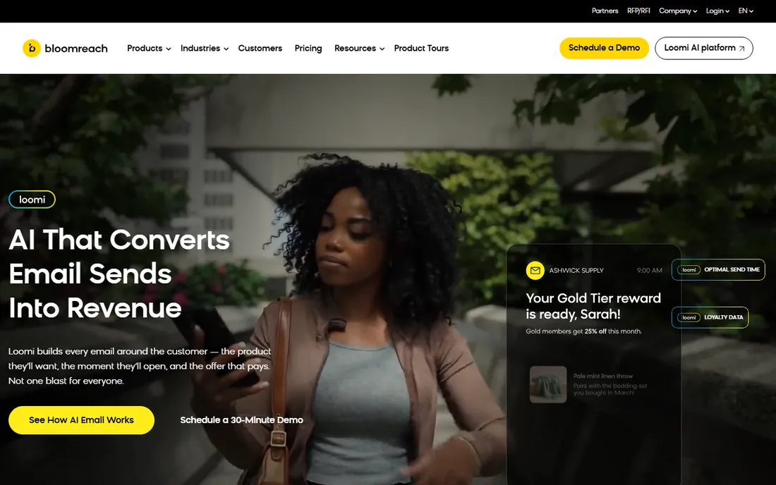 Bloomreach homepage