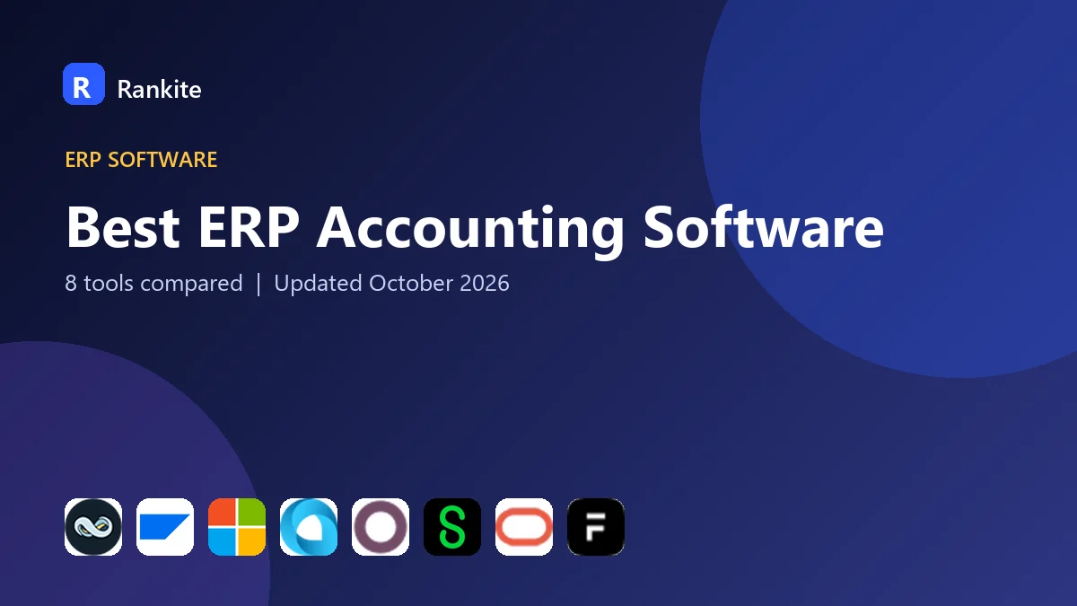 Best ERP Accounting Software: 8 Tools Compared