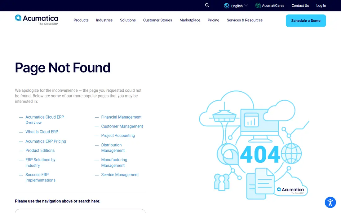 Acumatica Construction homepage