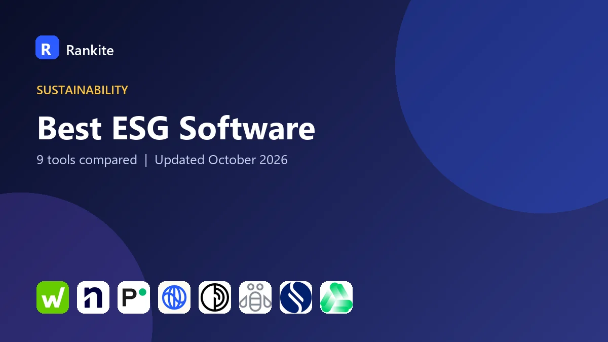Best ESG Software in 2026: 9 Tools Compared