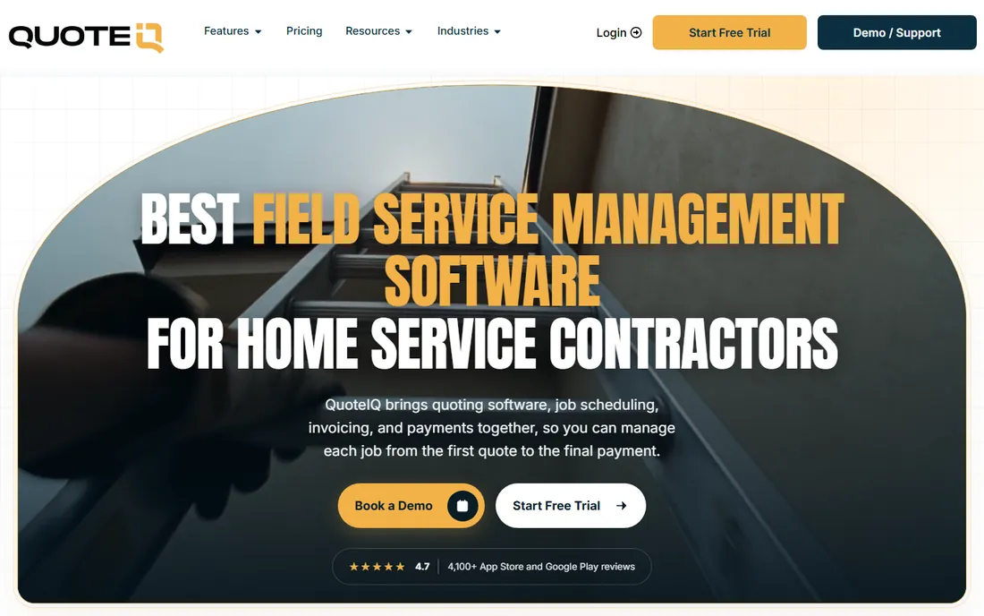 QuoteIQ homepage