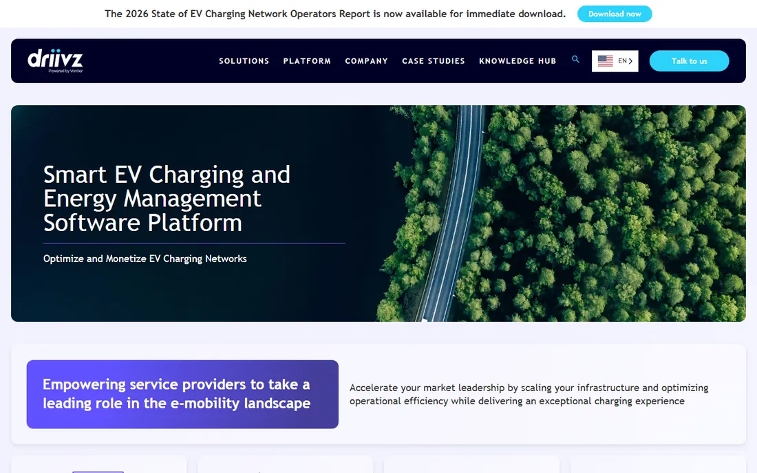 Driivz homepage