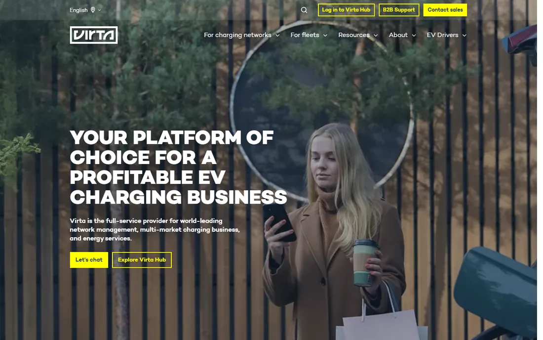 Virta homepage