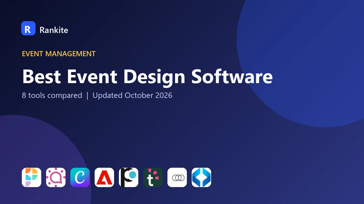 Best Event Design Software: 8 Tools Compared