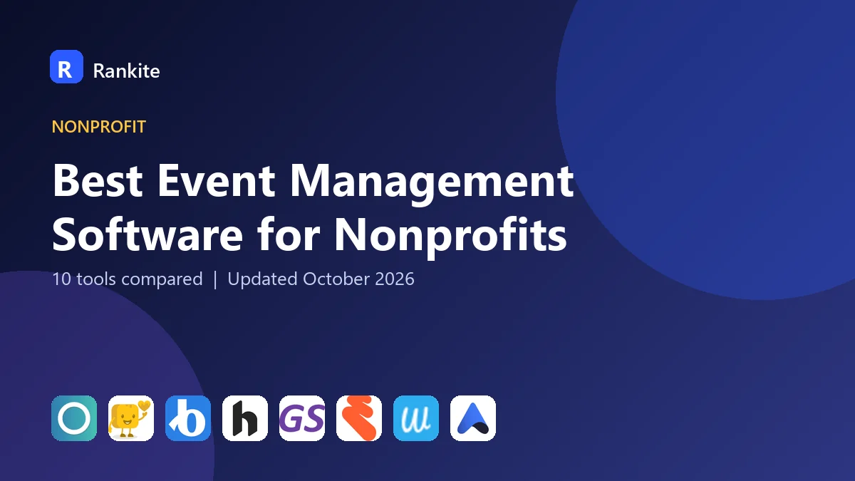 Best Event Management Software for Nonprofits in 2026: 10 Tools Compared
