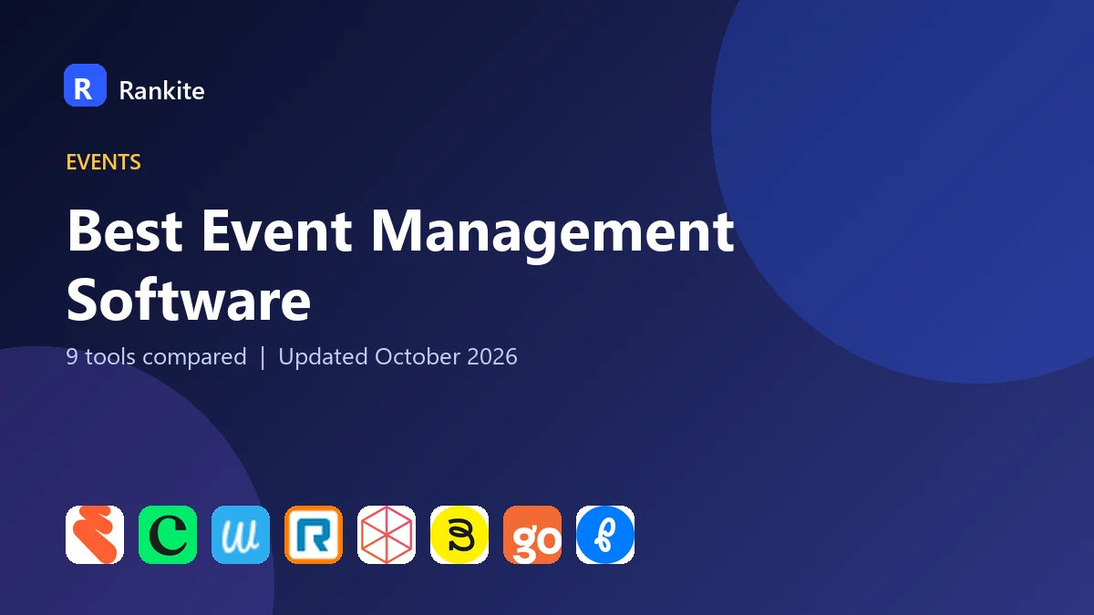 Best Event Management Software in 2026: 9 Tools Compared