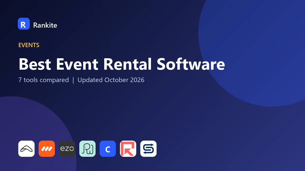 Best Event Rental Software in 2026: 7 Tools Compared