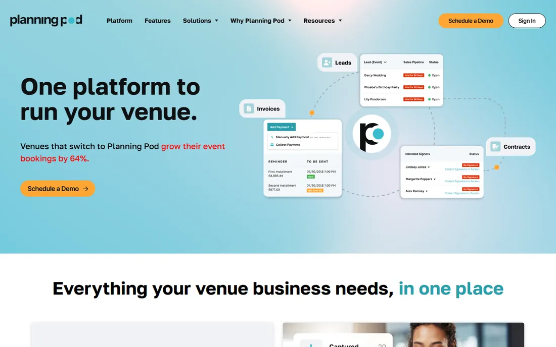 Planning Pod homepage