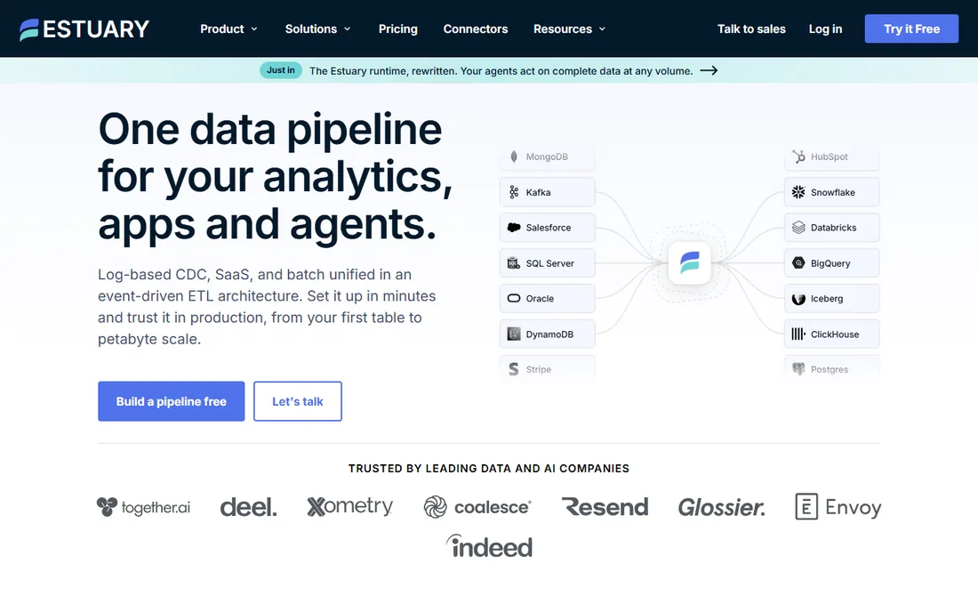 Estuary homepage