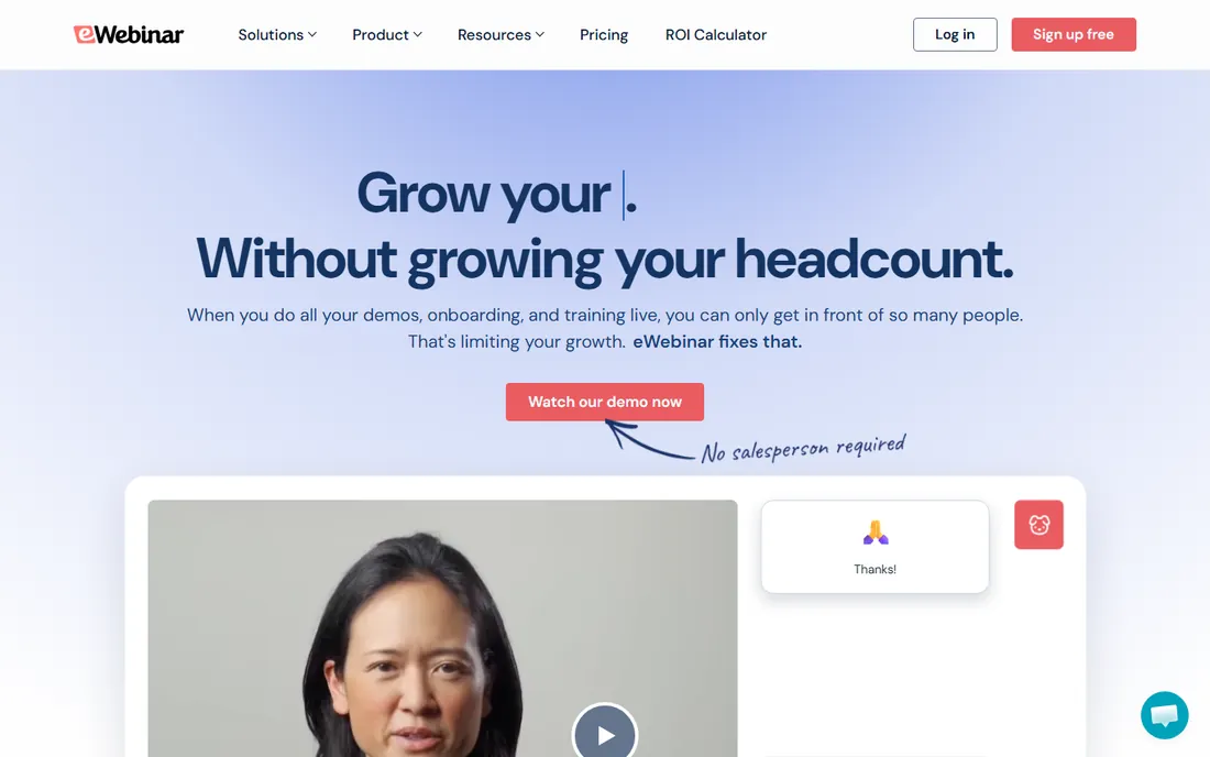 eWebinar homepage